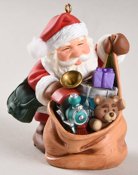2005 Hallmark Christmas Ornaments Santa's Magic Sack-Vip Repaint - No Box