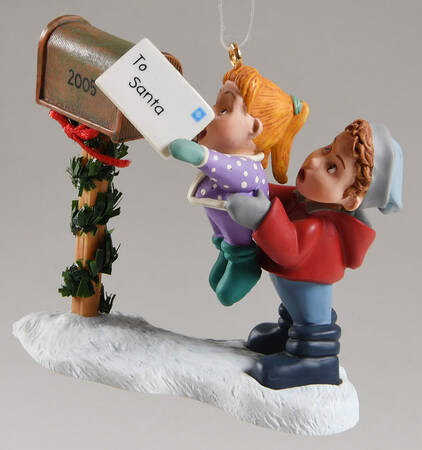 2005 Hallmark Christmas Ornaments Little Helpers-Mail - No Box
