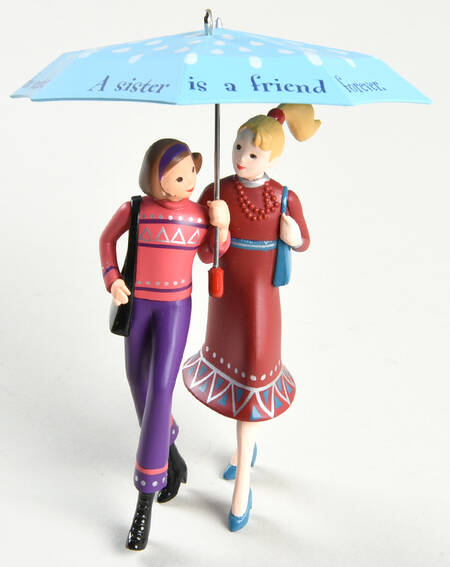 2005 Hallmark Christmas Ornaments Sisters - No Box