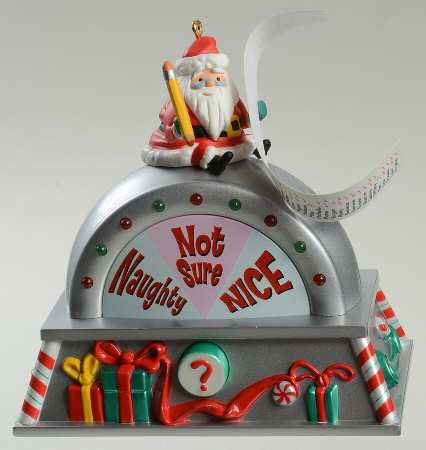 2005 Hallmark Christmas Ornaments Santa Knows! - No Box