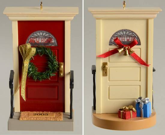 2005 Hallmark Christmas Ornaments New Home - No Box