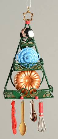 2005 Hallmark Christmas Ornaments O Kitchen Rack - Boxed
