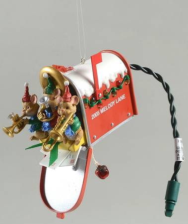 2005 Hallmark Christmas Ornaments Mailbox Melodies-Magic/Music/Light - No Box