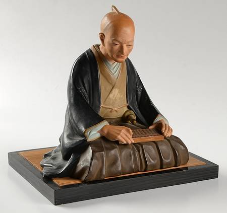 Hakata Urasaki Figurine Samurai Kneeling - No Box