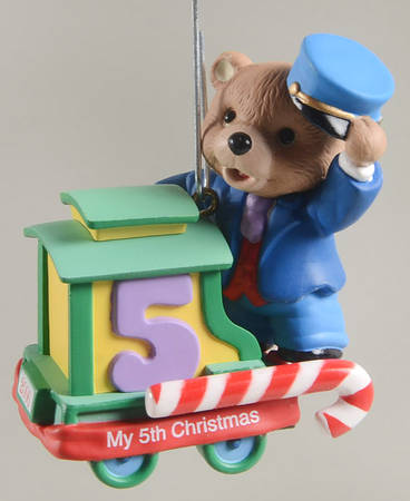 Child's Age Collection 2006-Childs 5th Christmas-Bear - No Box