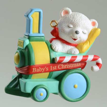 Child's Age Collection 2002-Baby's 1st Christmas-Bear - No Box