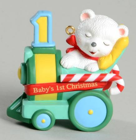 Child's Age Collection 2001-Babys 1st Christmas-Bear - No Box