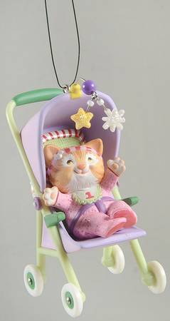 Child's Age Collection 2005-Babys 1st Christmas-Girl - Boxed