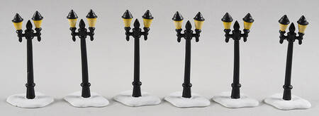 Christmas Village Accessories Streetlight Set - Boxed