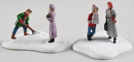 Christmas Village Accessories Christmas Shopping - Boxed