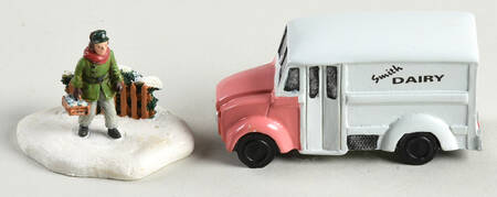 Christmas Village Accessories Early Morning Delivery - Boxed