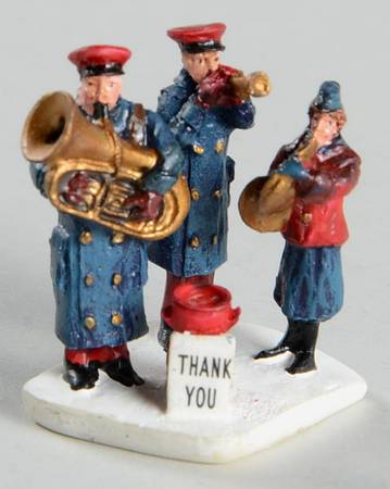 Christmas Village Accessories Holiday Musicians - No Box
