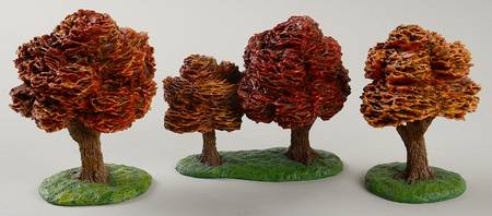 Christmas Village Accessories Autumn Trees - Boxed