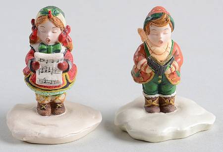 Christmas Village Accessories Two In Harmony - Boxed