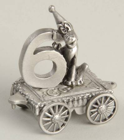 Disney Birthday Express Train-Unpainted Number 6-Pluto - No Box