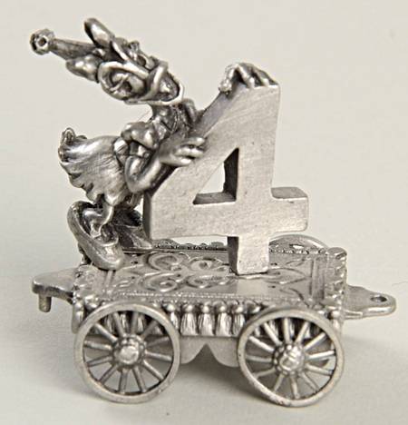 Disney Birthday Express Train-Unpainted Number 4-Daisy Duck - No Box