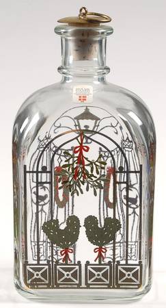 Christmas Decanters-Bottles 1994 Christmas Bottle - No Box