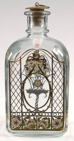 Christmas Decanters-Bottles 1993 Christmas Bottle - Boxed