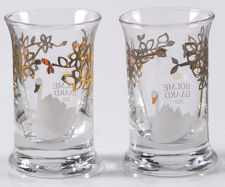 Christmas Dram-Shot Glasses 2007 Dram Glasses Set Of 2 - Boxed