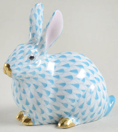 Woodland Creatures Series Chubby Bunny-Turquoise - No Box 3g