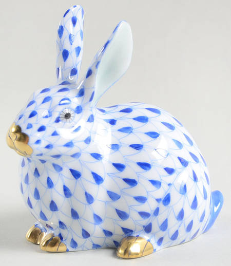 Woodland Creatures Series Chubby Bunny-Sapphire - No Box 3h