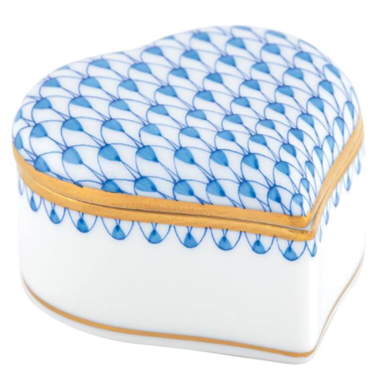Boxes Heart Shaped Box-Blue - No Box