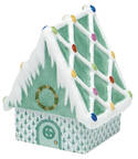 Manmade Objects Gingerbread House- Green - No Box