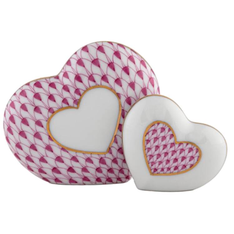 Manmade Objects Two Of Hearts-Raspberry - No Box