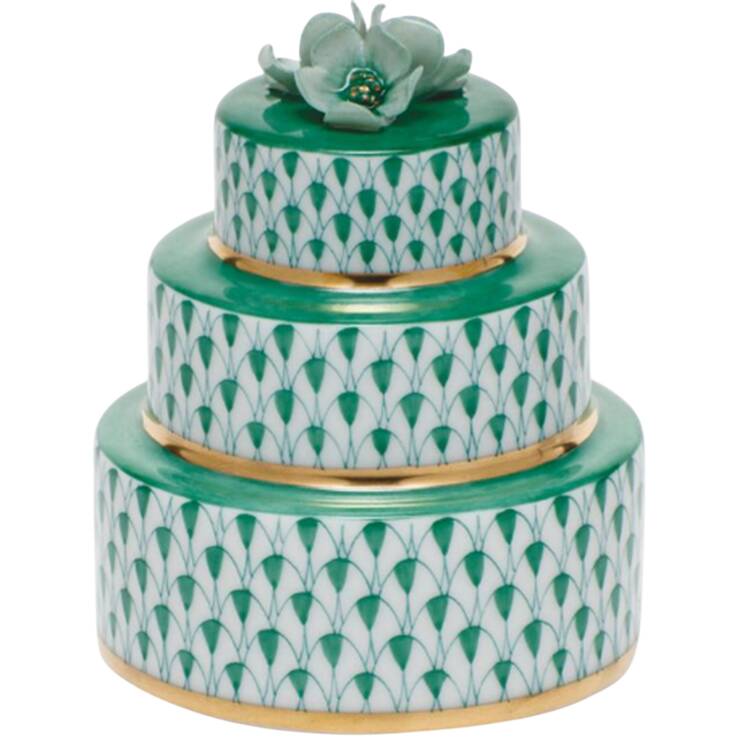 Manmade Objects Wedding Cake-Green - No Box