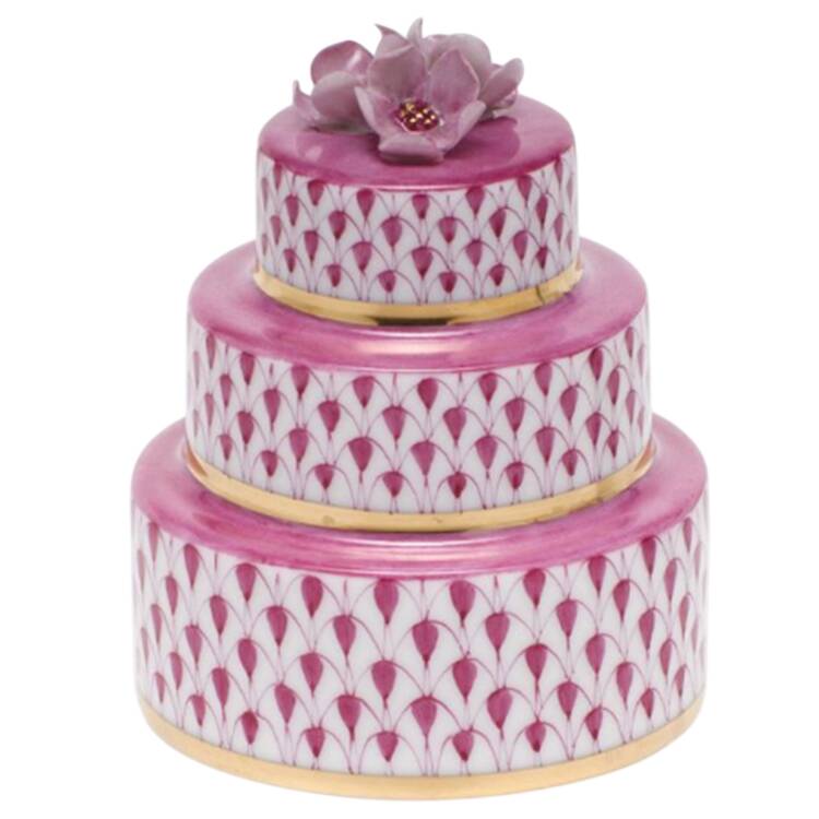 Manmade Objects Wedding Cake-Raspberry - No Box