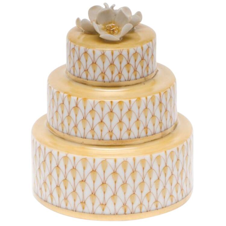 Manmade Objects Wedding Cake-Butterscotch - No Box