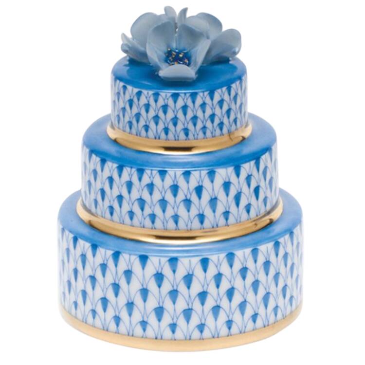Manmade Objects Wedding Cake-Blue - No Box