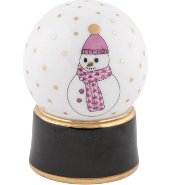 Manmade Objects Snow Globe-Raspberry - No Box