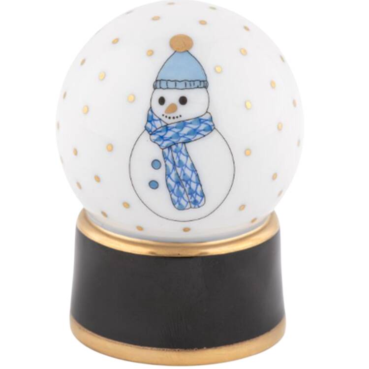 Manmade Objects Snow Globe-Blue - No Box