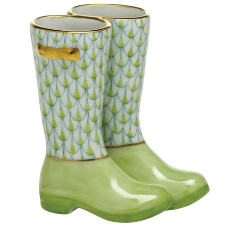 Manmade Objects Pair Of Rain Boots-Key Lime - No Box