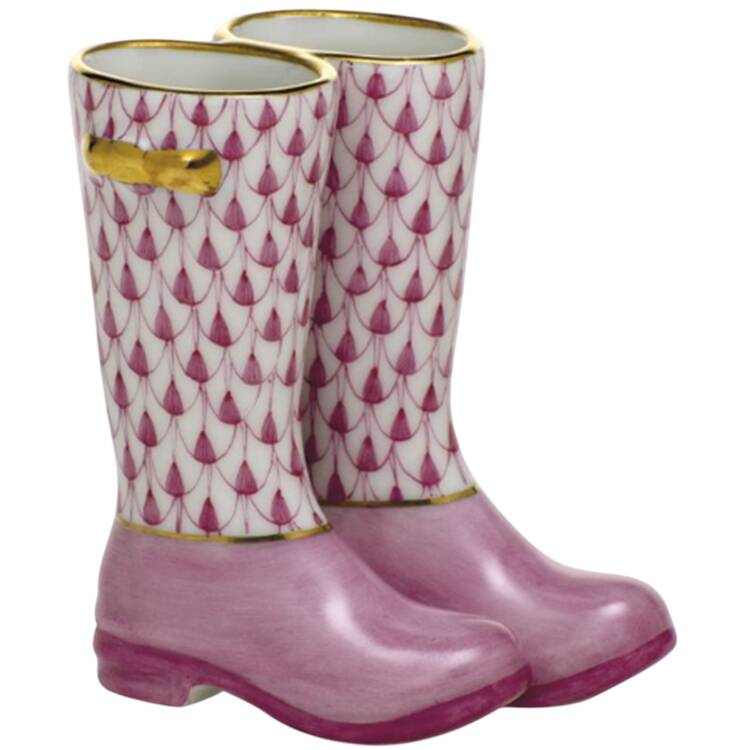 Manmade Objects Pair Of Rain Boots-Raspberry - No Box