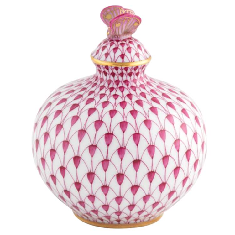 Manmade Objects Perfume Bottle Figurine-Raspberry - No Box