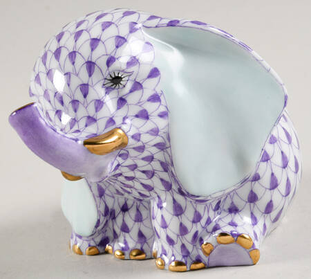 Elephants Eavesdropping Elephant-Lilac - No Box