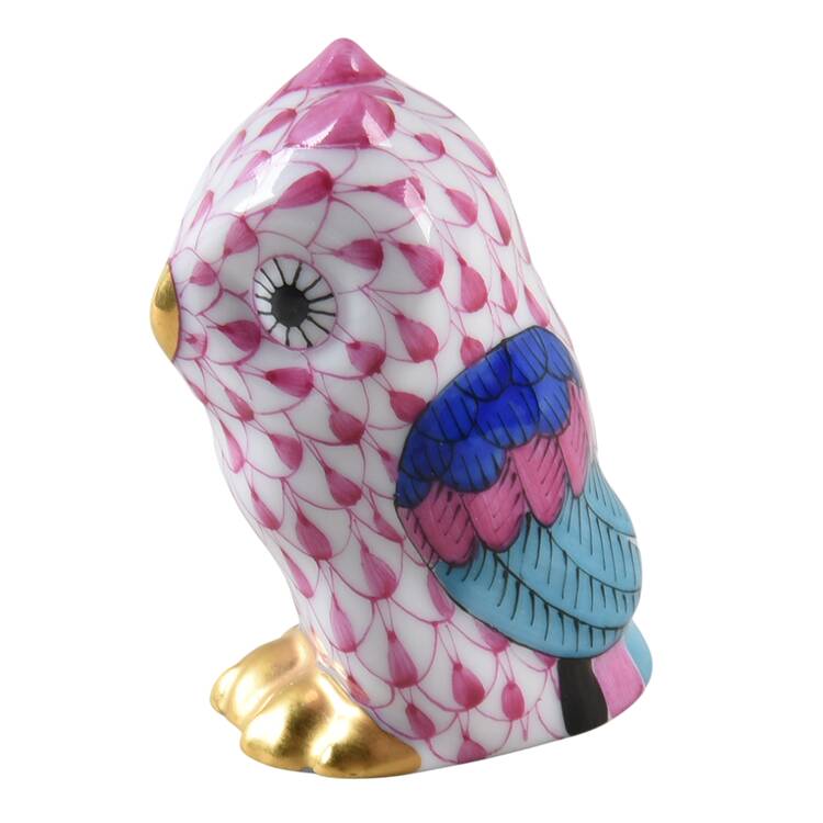 Birds of Prey Miniature Owl-Raspberry - No Box