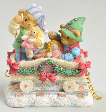 North Pole Express Train-Cherised Teddies Sew Special Share Christmas With You - No Box