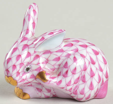 Rabbits & Bunnies (Single) Scratching Bunny/Small-Raspberry - No Box