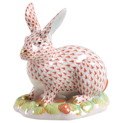 Rabbits & Bunnies (Single) Berry Bunny-Rust - No Box