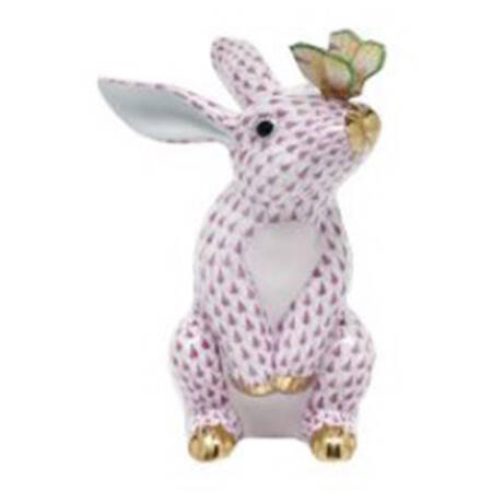 Rabbits & Bunnies (Single) Bunny With Butterfly- Rasp - No Box