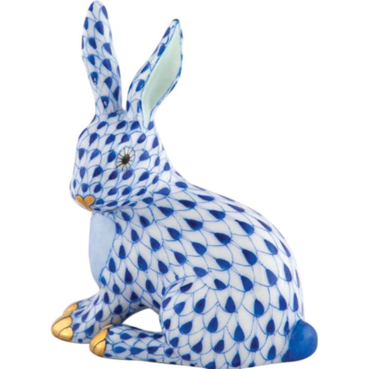 Rabbits & Bunnies (Single) Snowshoe Hare- Sapphire - No Box