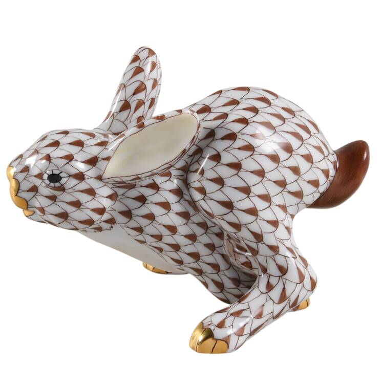 Rabbits & Bunnies (Single) Rabbit Fleeing-Chocolate - No Box