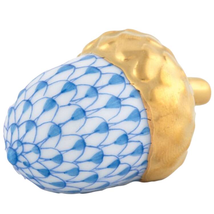 Floral-Plant Acorn-Blue - No Box