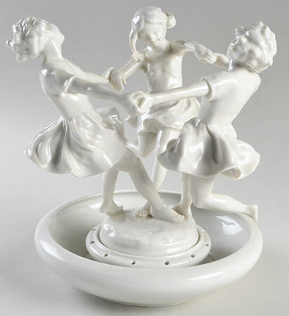 Giftware May Dance & Flower Bowl Set-White - May Dance & Flower Bowl Set