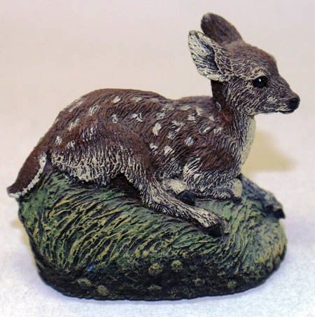 Bronze Menagerie Fawn-White Tail Deer - No Box