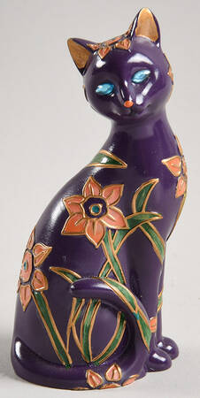 Cloisonne Garden of Cats Darling Daffodil - No Box