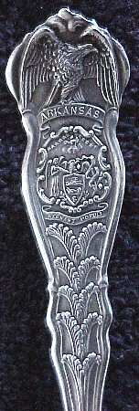State Seals-Silverplate Arkansas - No Box